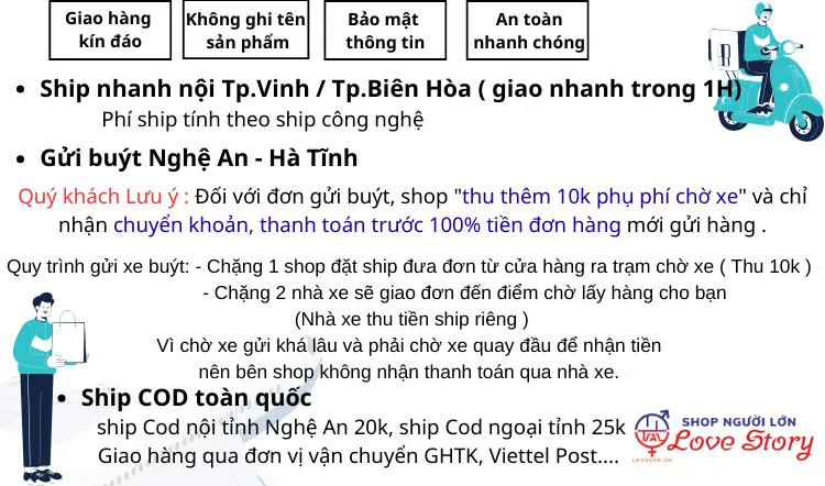 Thông tin giao hàng của shop